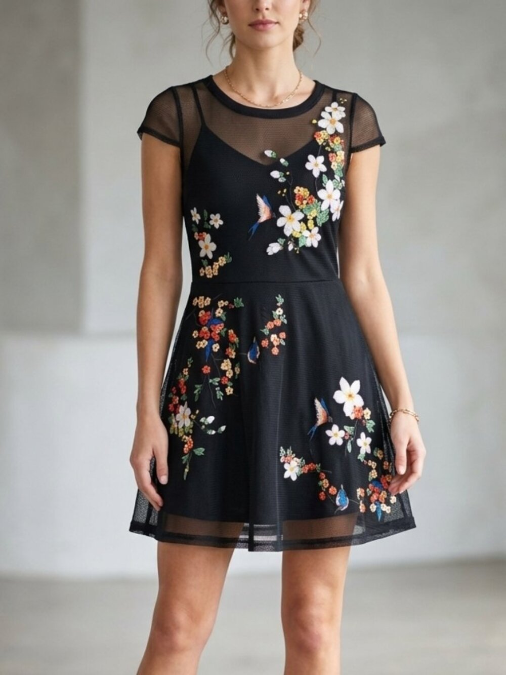 GUESS Lyana Mesh Dress